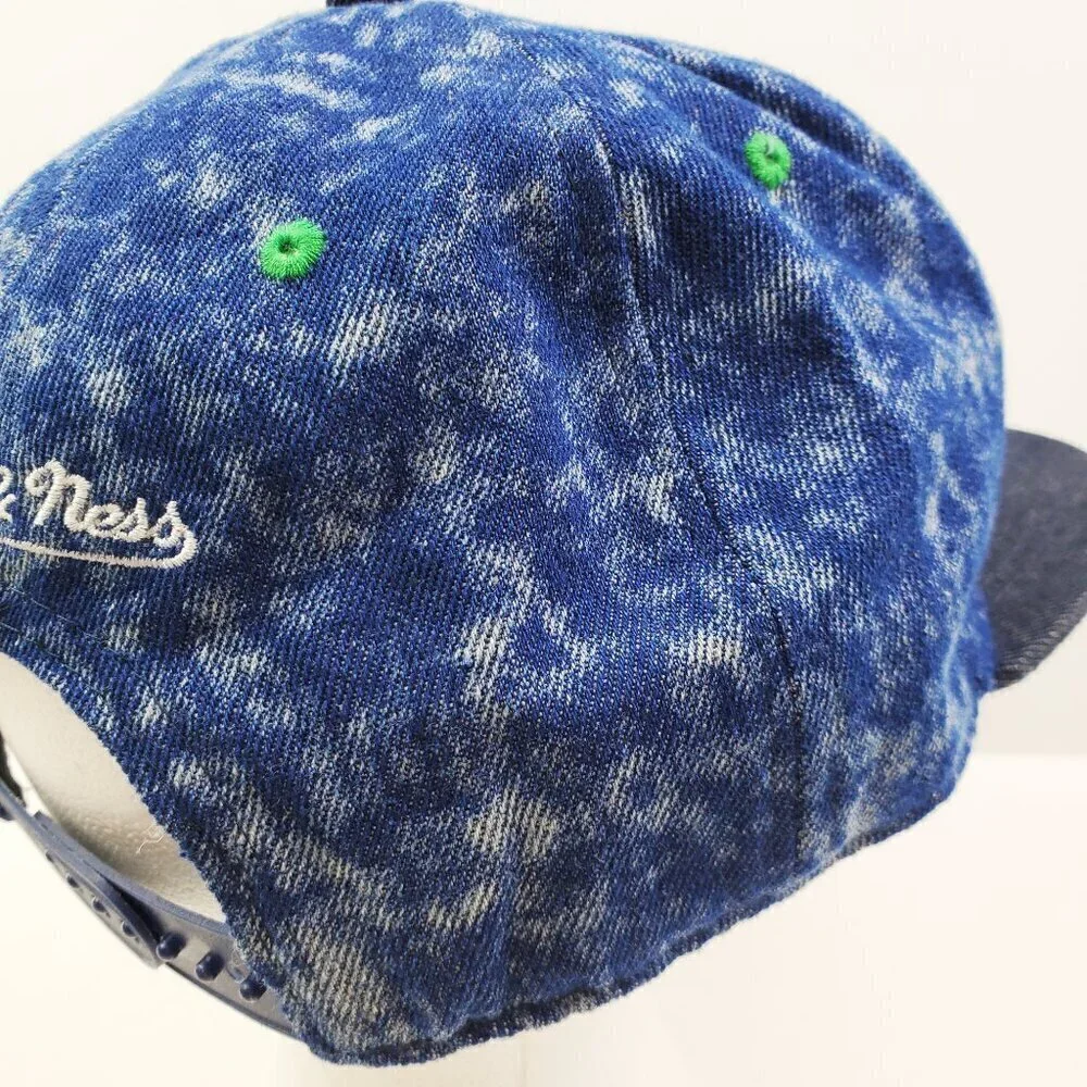 Boston Celtics Snapback Hat Mitchell Ness Hardwood Classics Embroidered